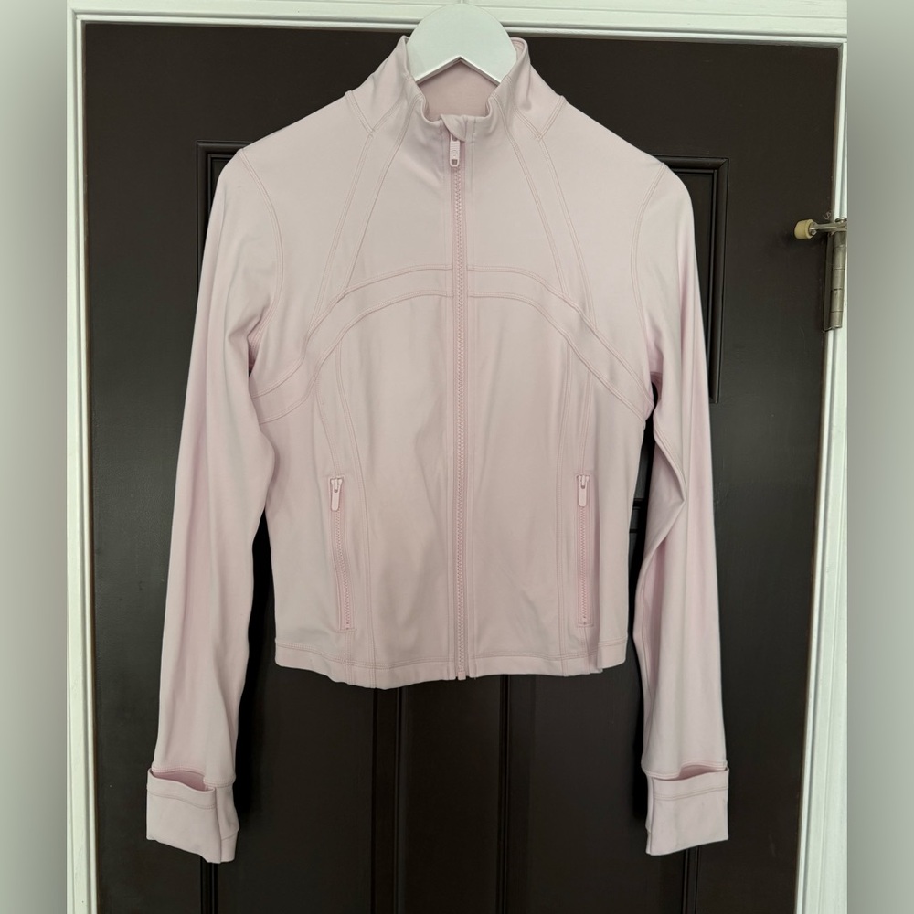 lululemon Blissful Pink Cropped Define Nulu 10 Jacket